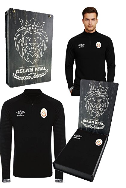 Original Licensed Half Zipper Black Sweat Laser Wooden Box