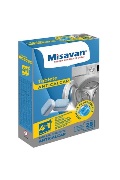 Tablete anticalcar 4 în 1 pentru mașini de spălat