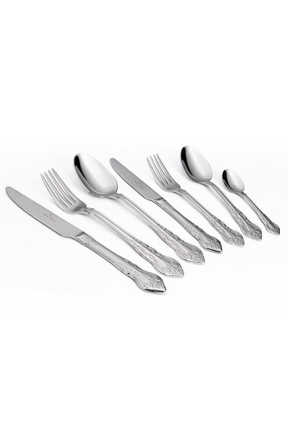 Rome 6-Person 42-Piece Stainless Steel Cutlery Set with Box