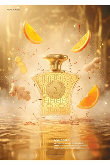 Eau de Parfum Divine Gold, Unisex, 100 ml