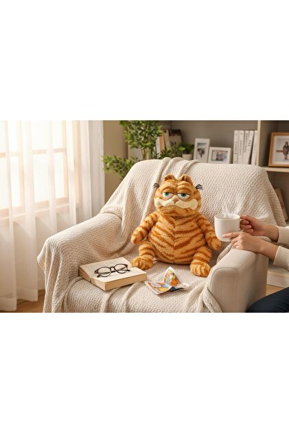 ぬいぐるみ TEDDY GARL onestophube Tembel Kedi Garfild Peluş Oyuncak- Tombul & Ultra