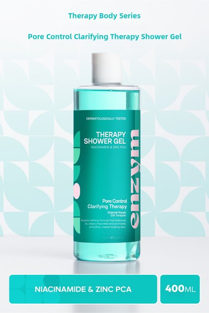 Pore Tightening and Anti-Blemish Shower Gel 400 ml (Niacinamide + Zinc Pca)