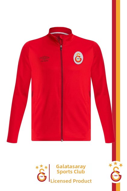 Original Licensed Full Zip Mock Neck Red Training Sweat