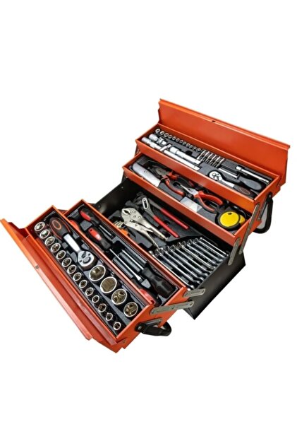 PROHUMMER Katlanır 5 Gözlü Metal Takım Çantası 81 Parça PH223