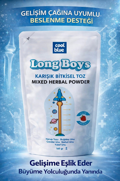 Long Boys Gelişim Çağı Destekleyici Aktar Karışım Tozu 160gr