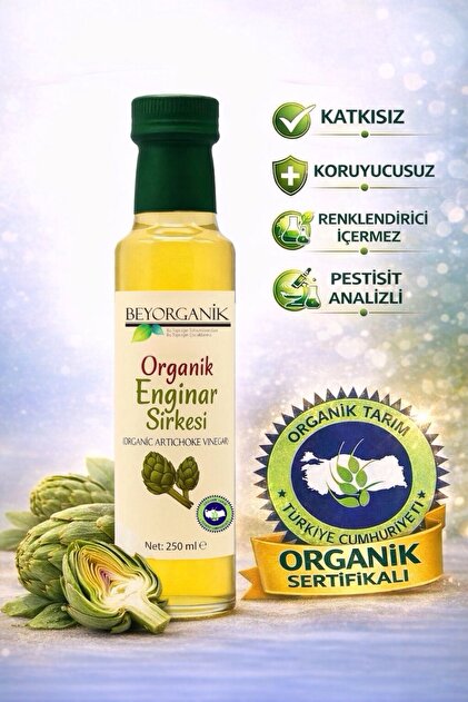 Organik Enginar Sirkesi 250ml (PESTİSİT ANALİZLİ)