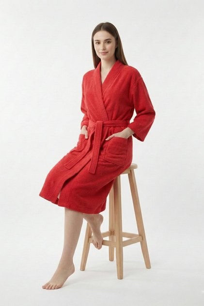 Kimono Bathrobe 100% Cotton Unisex