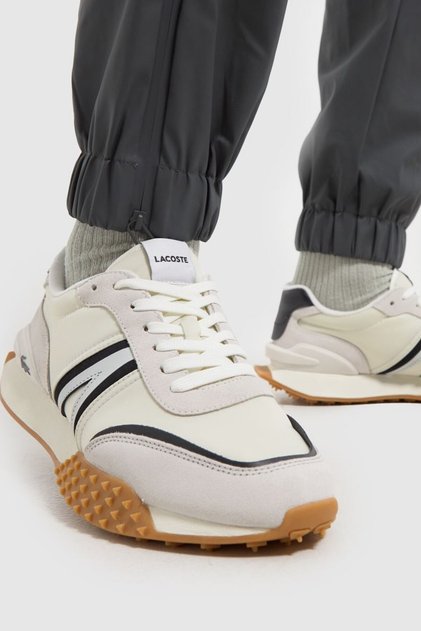 L-Spin Deluxe Leather Mens Sneaker Genuine Leather Men's Casual Sports Shoes Cream