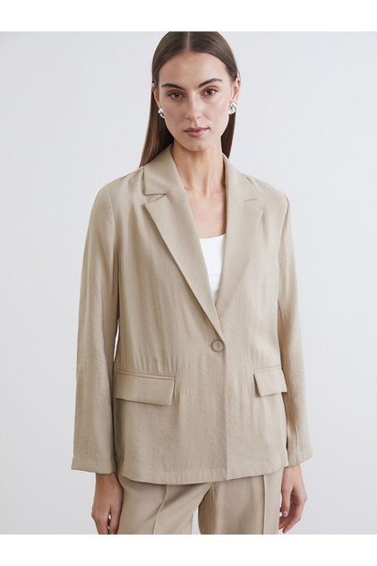 Vizyon New Season Gabardine Women's Blazer Jacket