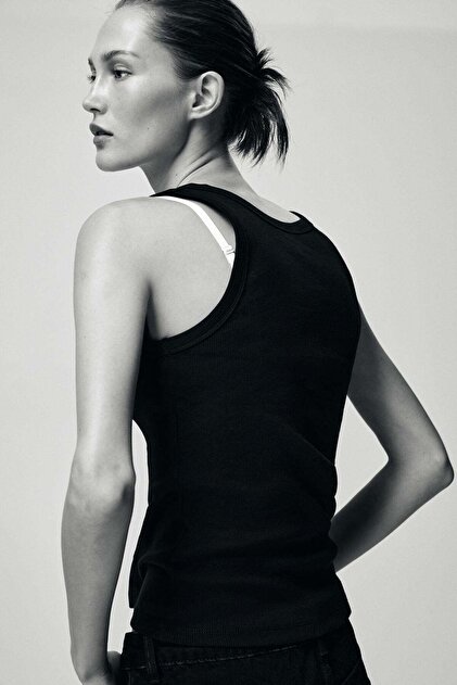 Ribbed vest top