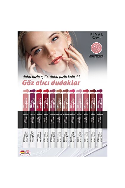 Rival Loves Me Dudak Parlatıcısı Stay4ever No:09 Soft Rosewood 7