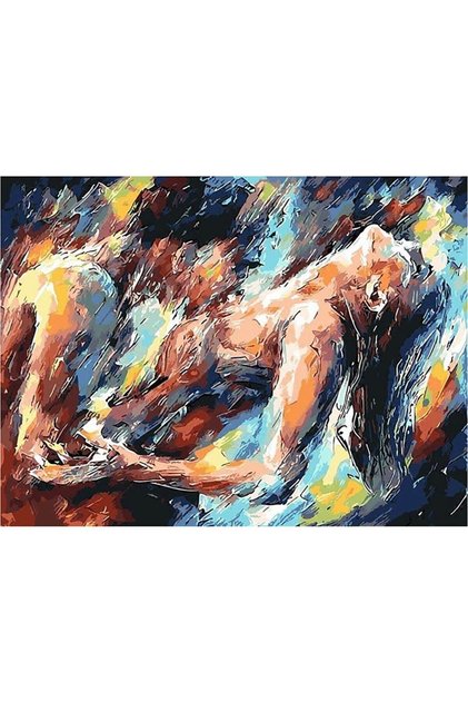 Arzu Sayılarla Boyama Seti 40x 50 Cm (TUVALE GERİLİ)