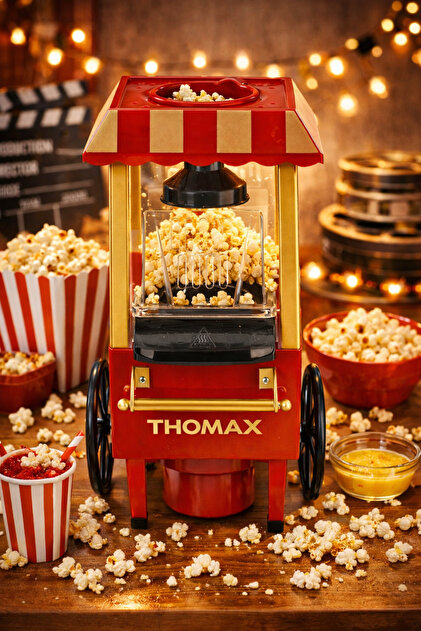 THOMAX Mısır Patlatma Makinesi Yağsız Ve Sağlıklı Popcorn - Fiyatı