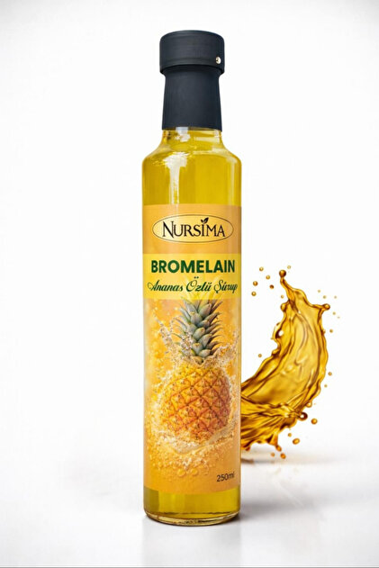 Nursima Bromelain Ananas İçeren Detox Şurubu 250 Ml Doğal Bitkisel