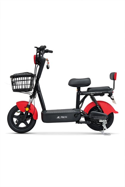 دراجة Urban Comfort Pro الكهربائية الأفضل بقوة 450 واط | سرعة 55 كم/ساعة | إطارات 14 بوصة | شاشة LCD | شحن سريع يصل إلى 65 كم | أحمر