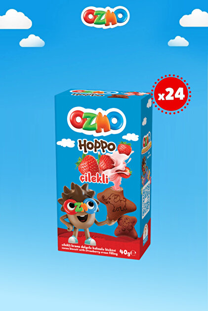 Ozmo Hoppo Çilekli 40 Gr X 12 Adet