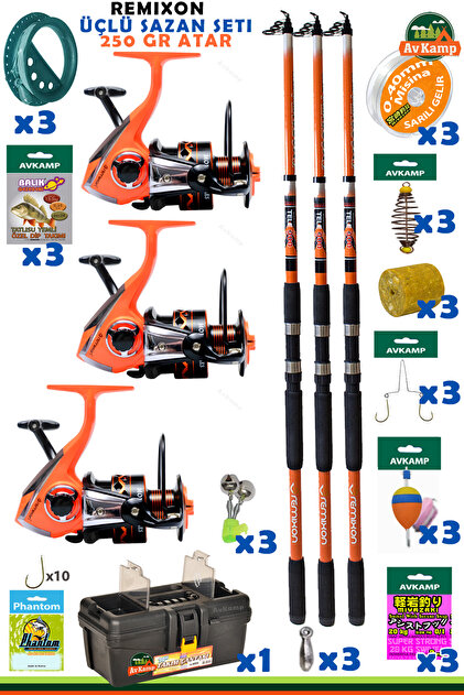 Miyazaki 3lü Sazan Olta Seti - Fiyatı, Yorumları