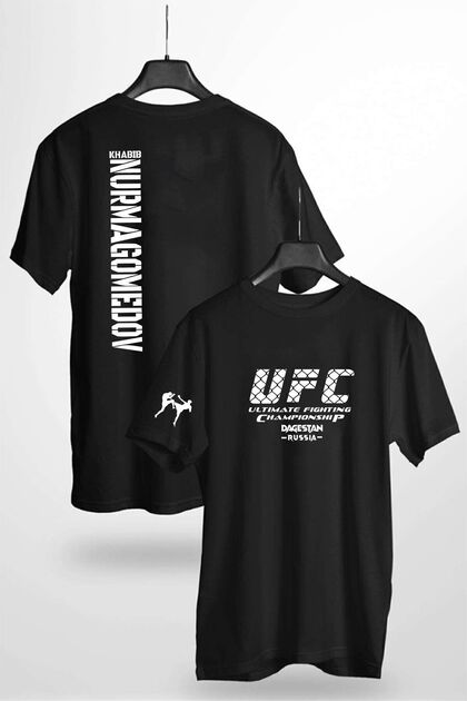 Khabib Nurmagomedov Ufc Printed Cotton T-shirt