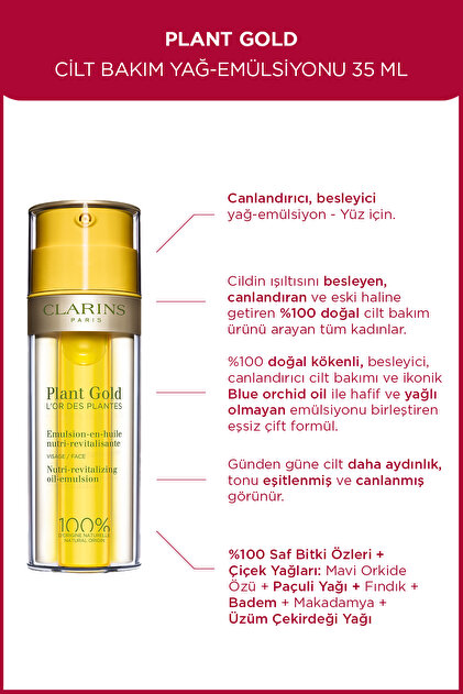 Clarins Plant Gold Nutri-revitalizing 35ml Serum - Fiyatı, Yorumları