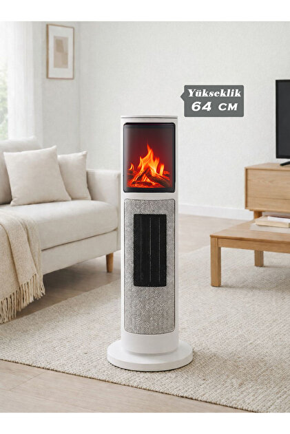 L'Appartement The Great C/N Thermal ブラック Hoogar German 2075 L White Oben Seri OLED Şömineli Ekran Dijital