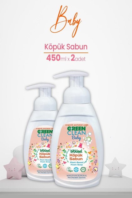 Baby Köpük Sabun Portakal Yağlı 450 Ml X 2 Adet