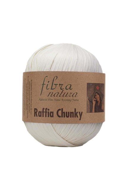 Raffia Chunky %100 Viskon – 100 g 120 m Kalın Hasır Görünümlü Örgü İpi-114-02-1 ADET