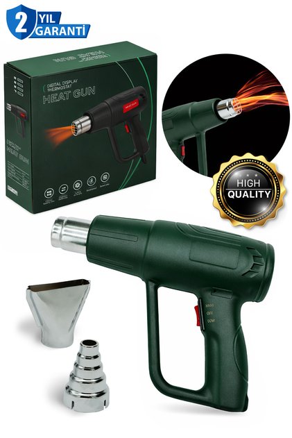 Pro Seri DXF850 Darbeye Dayanıklı Bakır Sargılı 2 Devirli Sıcak Hava Tabancası