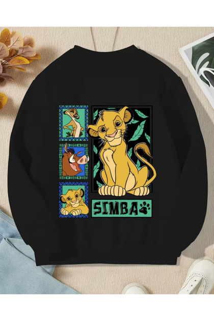 Oversized Hoodless Sweatshirt for Children