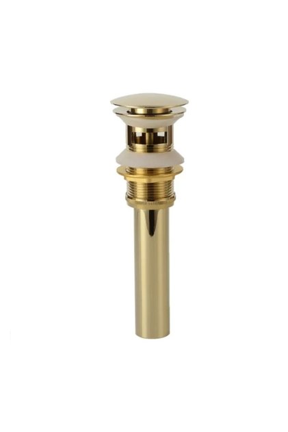 Ventil-evacuare-lavoar-cu prea-plin, gold TRENDY S