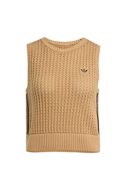 adidas Kadın Kahverengi Yelek KNITTED VEST JW4994 - Fiyatı, Yorumları