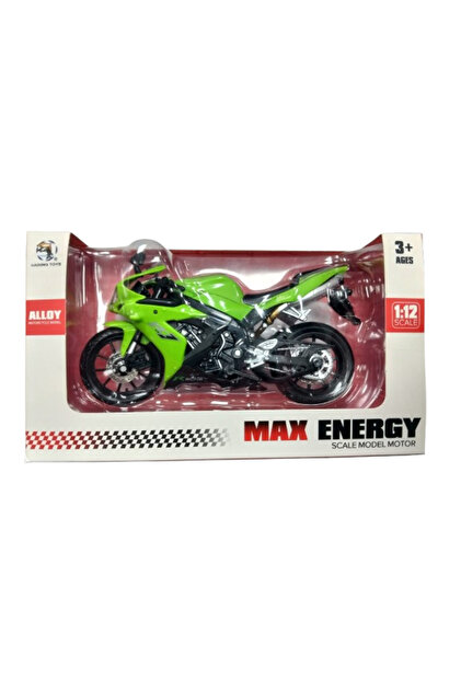MSZ Kawasaki Ninja H2R 1:18 Ölçek (12cm) Diecast Model Motosiklet