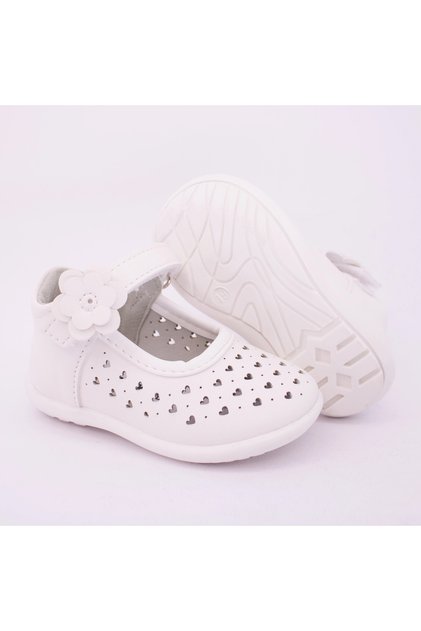 Pantofi Albi HeartsSteps