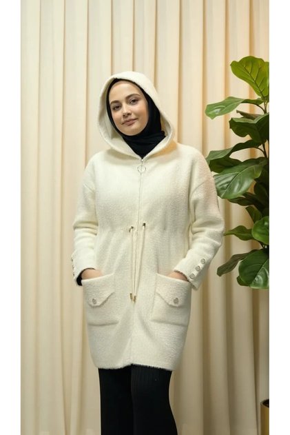 KAPÜŞONLU FERMUARLI CEKET