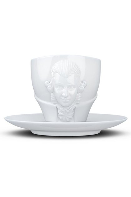 Yetenek fincanı ''Wolfgang Amadeus Mozart'' beyaz, 260 ml