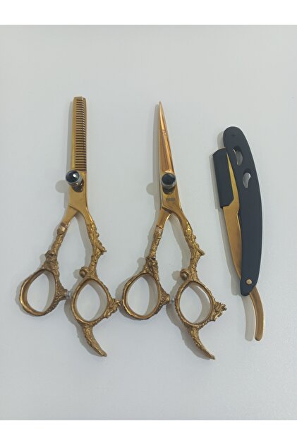 SMP Princo dıragon Profesyonel Berber makas seti 3 lü japon