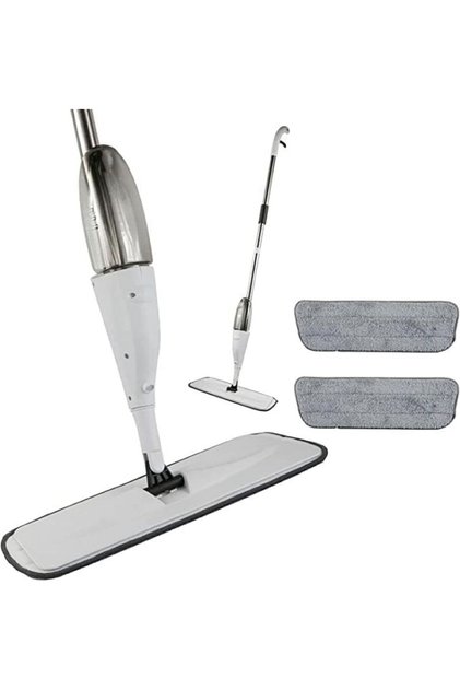 Microfiber Spray Mop – 360° Spin, Wet & Dry Floor Cleaner with Washable Pads & 360ML Tank.