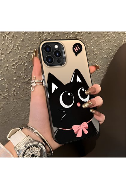 iPhone 15 Pro Max Compatible Case Hard Shell Anti Fall Phone Case Cat