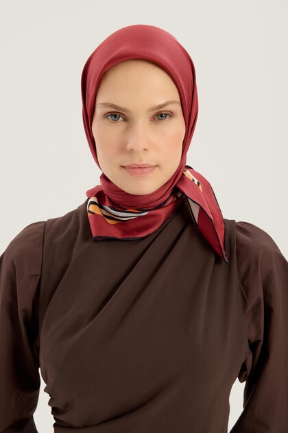 Aden Mulberry Silk Scarf Fuchsia 90 X 90