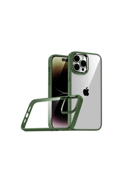 iPhone 15 Pro Max Camera Lens Protected Edges Colorful Transparent Slim Soft Design Case