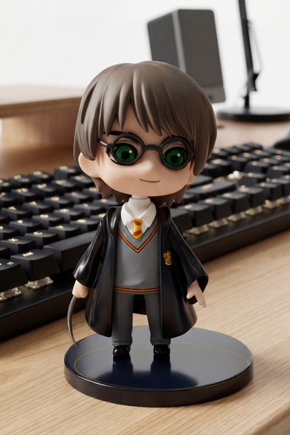 Harry Potter Figür - Asalı, Standlı Dekoratif Oyuncak Biblo (10 cm)