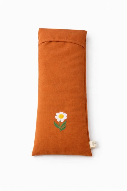 Buckwheat Hull Filled Yoga Neck Pillow – Natural Support