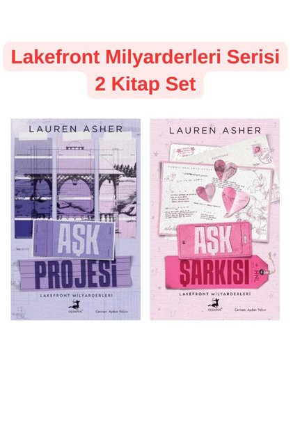 Aşk Projesi - Aşk Şarkısı & Lakefront Milyarderleri Serisi 2 Kitap Set (Lauren Asher)
