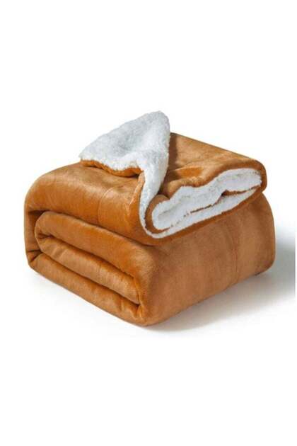 Sherpa Blanket Single Size Twin Plush Throw Bed Blanket, 160X220cm, Flannel Fleece Reversibl