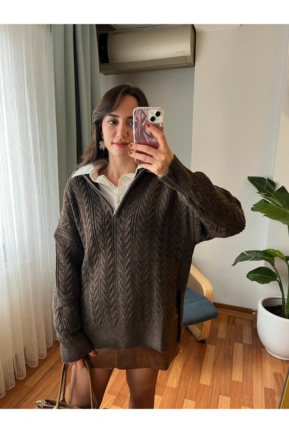 ÖRME FERMUARLI KAZAK