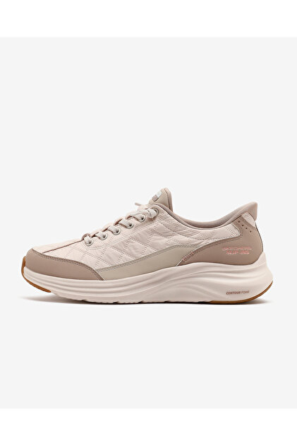 Skechers CONTOUR FOAM - COZY FIT Kadın Bej Spor Ayakkabı 150404