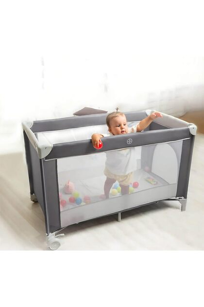 Portable Baby Play Yard with Carry Bag and Shoulder Strap Baby Playpen