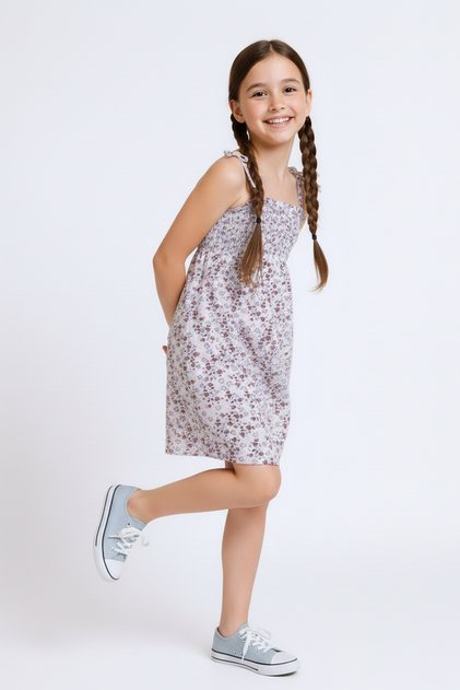 Combed Cotton Children's Dress