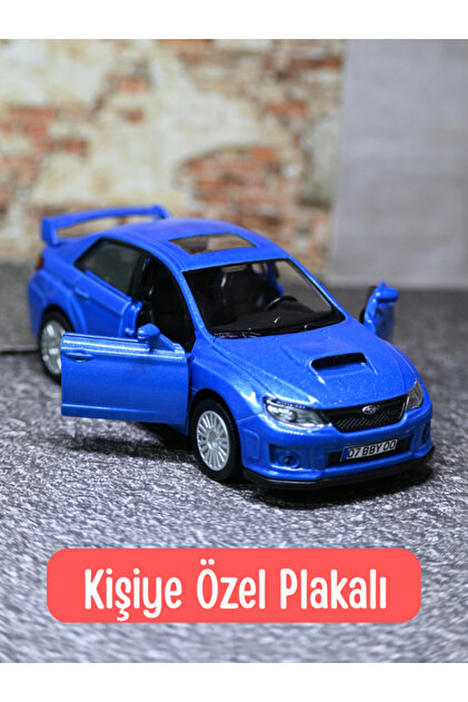 bebeym Subaru Impreza WRX STI Metal Araba - 1:32 Ölçek Oyuncak