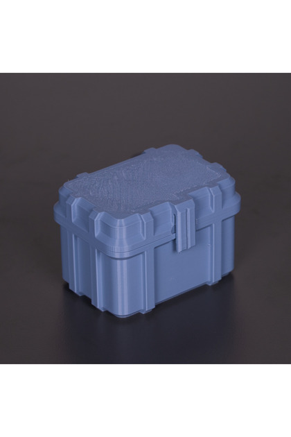 AA Pil Saklama Kutusu 3D Baskı Taşıma Kutusu 15'li Pil Organizer Kutu Gri
