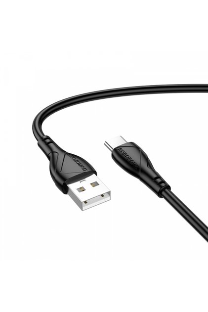 Cablu Date si Incarcare USB-A - USB-C BX121 Energy, 18W, 1m, Negru